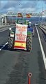 Tractores embolsados y tensión en las protestas de los agricultores en Soria