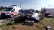 Otomobil ile hafif ticari aracın çarpıştığı kazada 6 kişi yaralandı