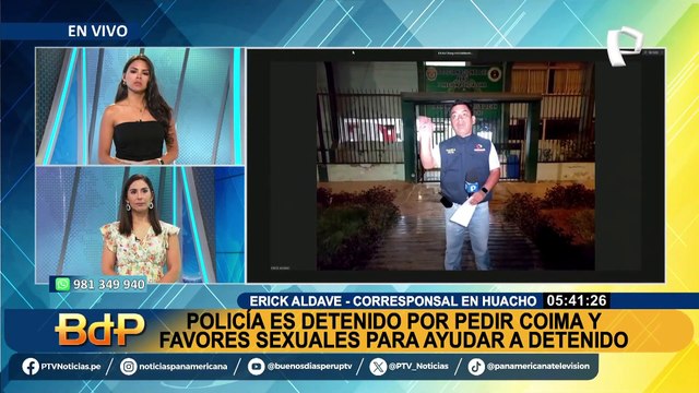 Huacho: policía es acusado de pedir dinero y favores sexuales a pareja de detenido
