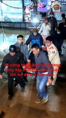 Cảnh sát đường thủy cứu sống người đàn ông nhảy cầu lúc rạng sáng