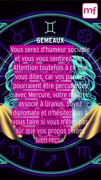 Horoscope du jour du mardi 13 février 2024