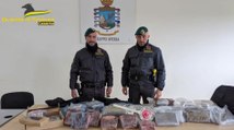Traffico di droga, i finanzieri di Aversa sequestrato cocaina per 5 milioni di euro a Caivano (12.02.24)