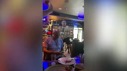 Giresunspor Başkanı Nahid Ramazan Yamak'ın ilginç dans gösterisi dikkat çekti