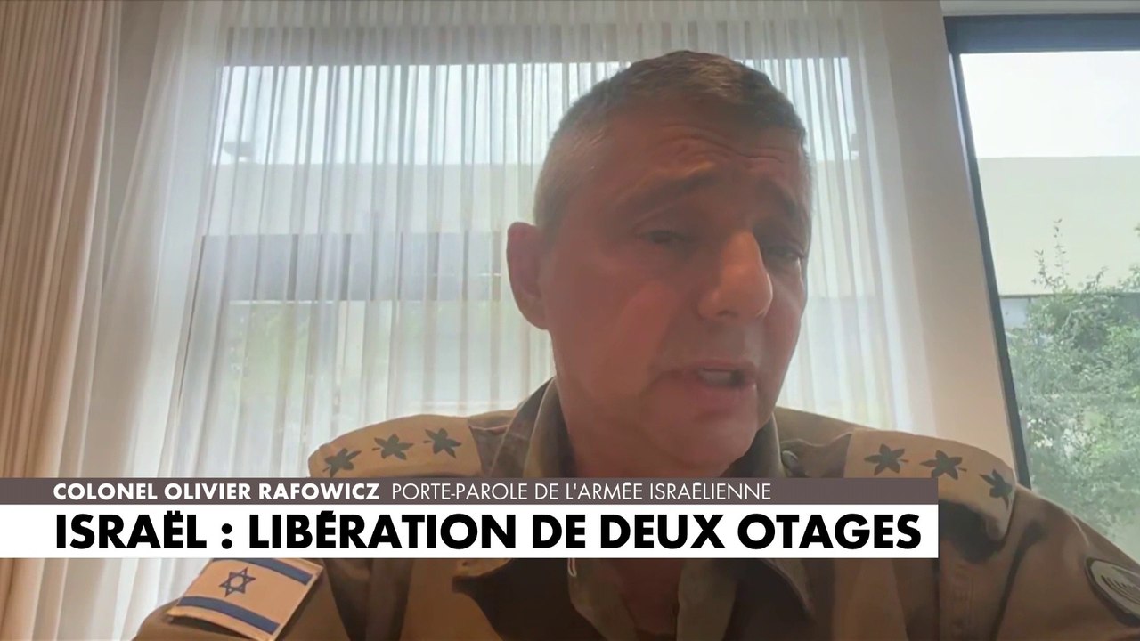 Colonel Olivier Rafowicz (porte-parole de Tsahal) : «L’opération a ...