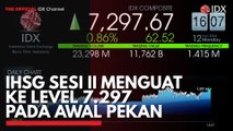 IHSG Sesi II Menguat ke Level 7.297 pada Awal Pekan