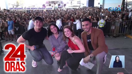 Lead casts ng "Love.Die.Repeat.", nagpasaya ng mga Kapuso sa Apalit; Jennylyn Mercado at Valeen Montenegro, shinare ang V-day plans | 24 Oras