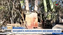 Descubren el narcolaboratorio más grande de México