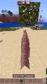 how to make realistic Palm tree in Minecraft shorts #Minecraft #minecraftpe #top #viral #grow