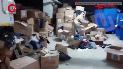 Yurttaşın deprem yardımı belediyenin otoparkından çıktı!