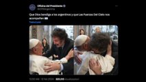 Dopo Israele Milei a Roma, un'ora di udienza privata con il Papa