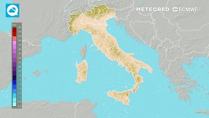 Piogge residue tra oggi e domani