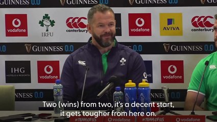 Andy Farrell prepared for tougher tests after Ireland breeze past Italy
