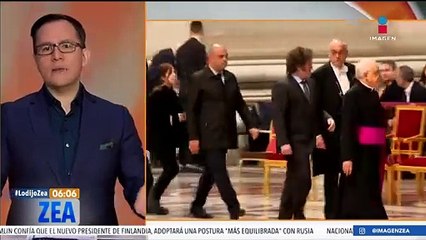 El papa Francisco y Javier Milei se reconcilian