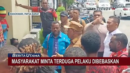 Dramatisnya Detik-Detik Penangkapan DPO Kasus Pemalangan Jalan di Manokwari