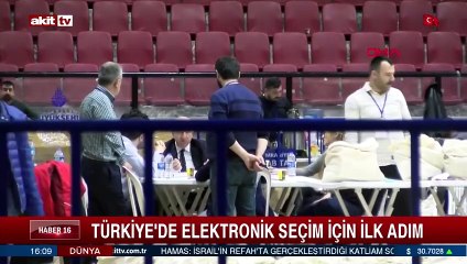 Türkiye'de elektronik seçim için ilk adım