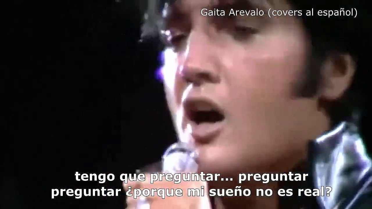 if i can dream - Elvis Presley (versión en español)