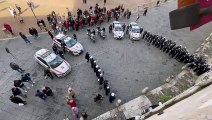 Siena, il saluto al comandante della polizia municipale Marco Manganelli
