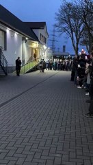 Menzil şeyhi Almanya’da tuhaf sesler eşliğinde karşılandı