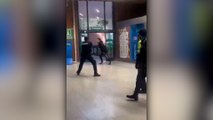 Un hombre amenaza con un cuchillo y desata el pánico en la estación de Plaza de Armas de Sevilla