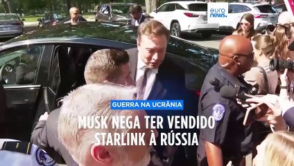 Kremlin e Elon Musk negam uso de satélites Starlink na Rússia