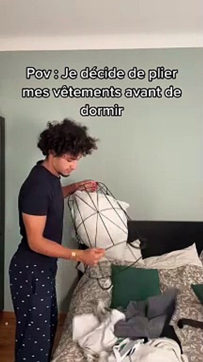 La flemme aime bien attraper ma veste 