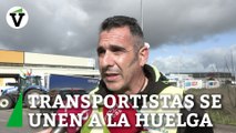 Transportistas se unen a la protestas agrícola con cortes de carretera en Extremadura