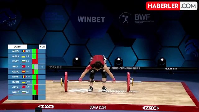 Milli halterci Cansu Bektaş Avrupa Şampiyonası'nda altın madalya kazandı