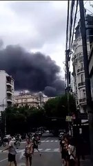 Los vecinos de Caballito salieron despavoridos a buscar ayuda luego de la explosión