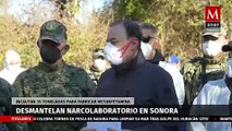 Localizan narcolaboratiorio con 80 toneladas de metanfetamina en Sonora
