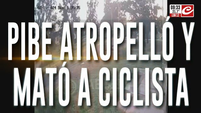 Pibe de 17 años atropelló y mató a un ciclista: huyó porque se asustó