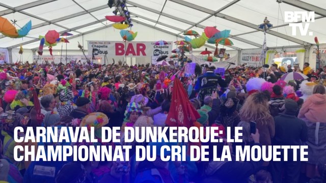 Une énorme fierté : Samuel remporte le championnat du monde du cri de la mouette au carnaval de Dunkerque
