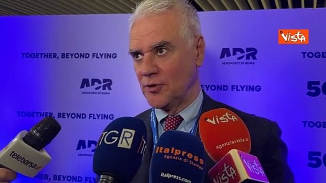 50esimo AdR, Zangrillo: Aeroporto Fiumicino punto di scambio e incontro