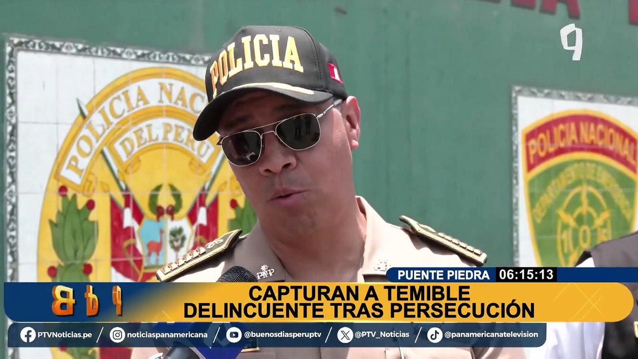 Puente Piedra: capturan a delincuente que tenía un rosario de denuncias
