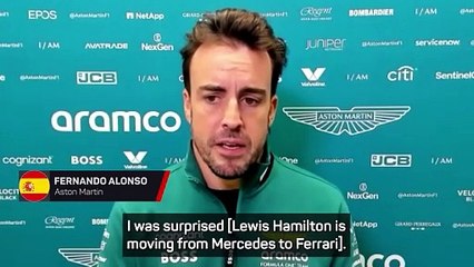 Alonso expected Hamilton to retire with Mercedes