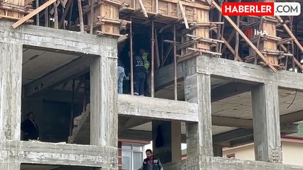 62 yaşındaki inşaat işçisi merdivenlerden düşerek yaralandı