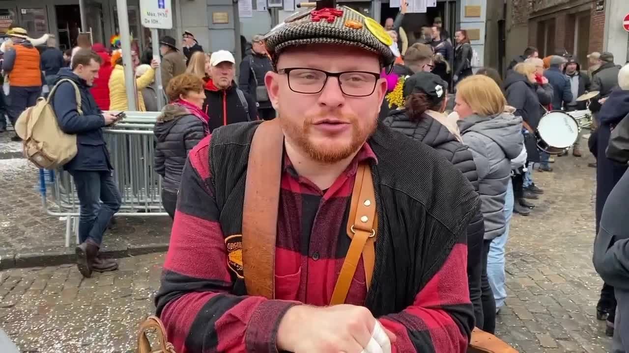 Geoffrey le maniqueux au carnaval de Binche