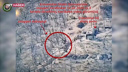 Ermenistan provokasyonu kamerada: 1 Azerbaycan askeri yaralandı