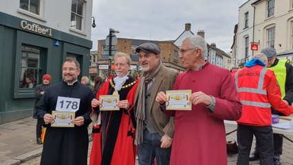 Cllr Louis Stark speaks on Ross Pancake Day 2024