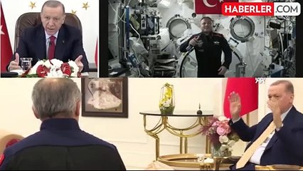 Cumhurbaşkanı Erdoğan'dan Alper Gezeravcı'ya: Benim konuştuktan sonra nasıl yukarıya çıktın?