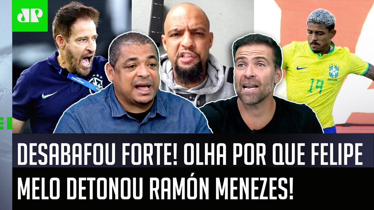 "O Felipe Melo METEU A BOCA! Ele DETONOU o Ramón Menezes e..." Seleção Pré-Olímpica dá VEXAME!