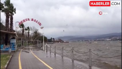 İzmit Körfezi'nde Fırtına Etkisi