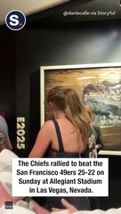 Video herunterladen: Taylor Swift and Donna Kelce Beaming After Chiefs' Super Bowl Victory