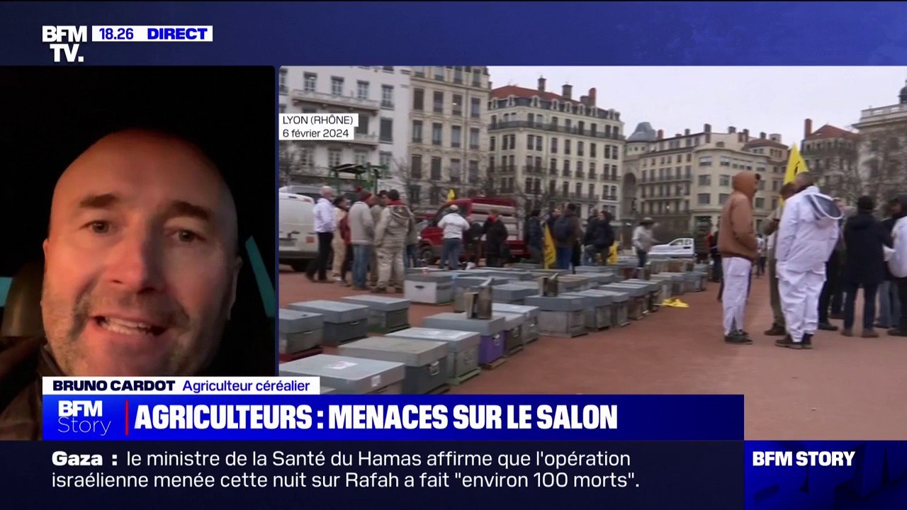 Mobilisation des agriculteurs: "Je pense que ça va redémarrer", affirme le céréalier Bruno Cardot