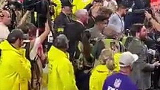 Taylor Swift Waves at Fans After Chiefs' Victory