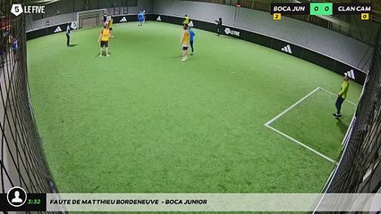 Faute de Matthieu Bordeneuve  - BOCA JUNIOR