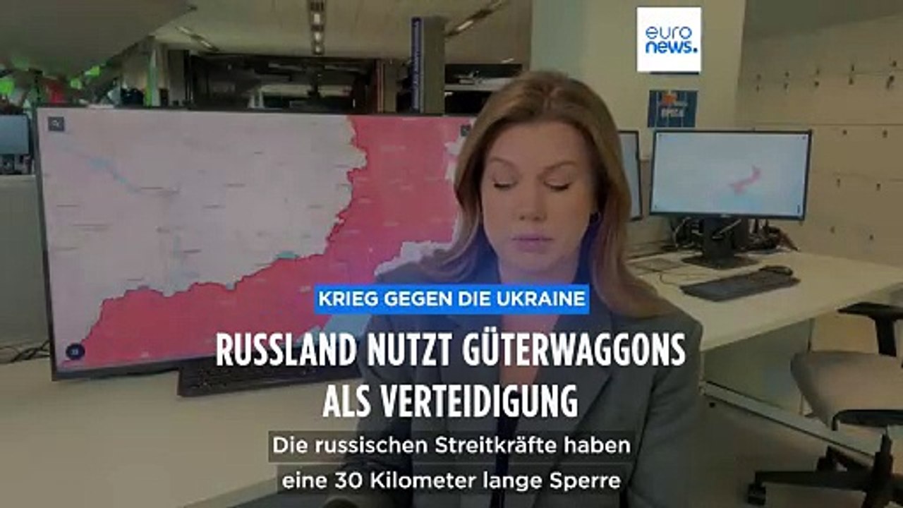 Russland errichtet 'Zarenzug': Mehr als 2000 Güterwaggons sollen Ukraine stoppen