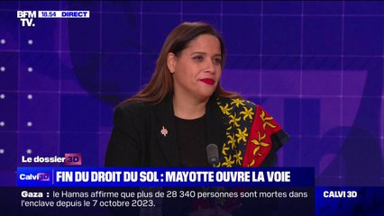 Suppression du droit du sol à Mayotte: "Ça va mettre fin à la pompe aspirante", pour Estelle Youssouffa (députée LIOT de Mayotte)