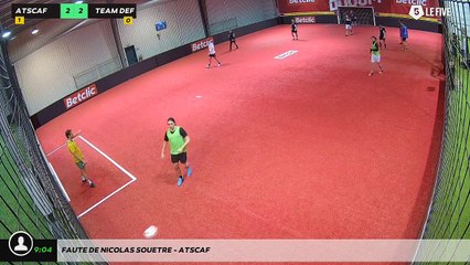 Faute de Nicolas SOUETRE - ATSCAF