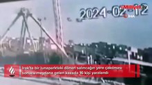 Irak’ta lunaparkta dönen salıncak yere çakıldı: 16 yaralı