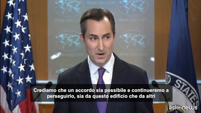 Medio Oriente, gli Usa: crediamo che un accordo sia possibile